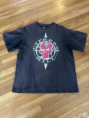 VTG Cypress Hill Band T Shirt, Original 1991 Logo. On the Giant Tag Size XL - Image 1 of 4