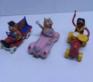 Corgi diecast 1979 Muppet Show lot of 3 Jim Henson Miss Piggy Fizzie Animal - Picture 1 of 12