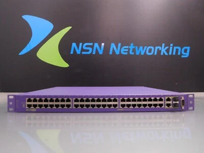 Extreme Networks Summit X250E-48P 15107 48-Port 10/100 PoE Switch w/ Rack Ears - Image 1 of 4