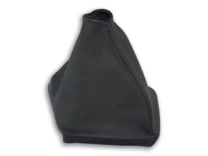 FOR RENAULT KANGOO 2 II 2008-2018 RHD GEAR STICK GAITOR BLACK GENUINE LEATHER - Imagen 1 de 5