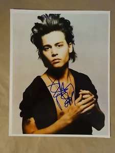 Foto firmata Johnny Depp autografata 8"x10" colpo alla testa Beckett BAS COA - Foto 1 di 6