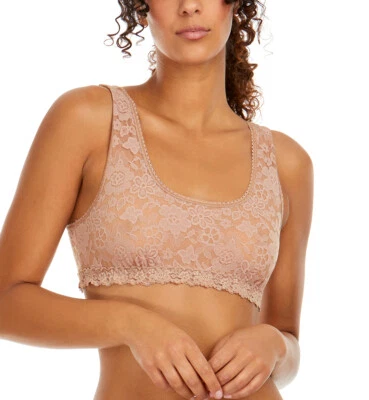 Bralette Hanky Panky Daily de encaje con cuello redondo forrado (777991) Foto 1 de 4