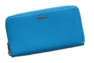 Furla Damen Geldbörse Portemonnaie Wallet Leder BABYLON türkis - Picture 1 of 6