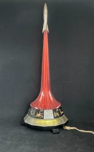 Vintage soviet ussr night lamp Rocket or Epoch. Red - Picture 1 of 7
