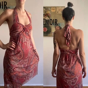 Weston Wear Neckholder-Kleid Damen Gr. Small Lagenlook Paisley-Print - Bild 1 von 5