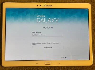 LOTE DE 20 Samsung Galaxy Tab S SM-T800 16 GB, Wi-Fi, 10,5 pulgadas - Blanco deslumbrante usado Foto 1 de 4