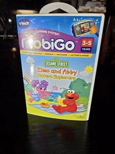 Vtech MobiGo Touch Learning System Sesame Street Elmo & Abby Nature Explorers - Picture 1 of 3