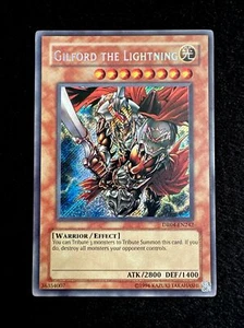 🔥YUGIOH • GILFORD THE LIGHTNING • SECRET RARE • DR04-EN242 • FOIL BLEED • VLP🔥 - Picture 1 of 12
