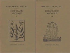 HERBARIUM APULEI / HERBOLARIO VOLGARE - 2 volumi con cofanetto - Ed. IL POLIFILO - Foto 1 di 2