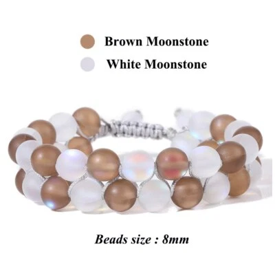 Pulseras ajustables de meditación hematita de ónix ojo de tigre triple protección para hombre Foto 1 de 4