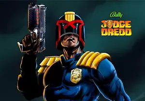 Bally Judge Dredd Flipper Translite Custom #3 - Bild 1 von 1