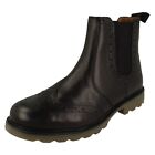 Mens Catesby Dealer Boots With Brogue Deatail Cx02a