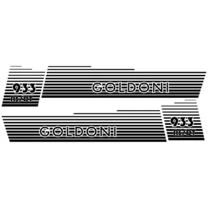 Goldoni 933 RS/DT Traktor Aftermarket Aufkleber Sticker Set - Bild 1 von 2
