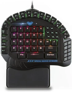 EXCALIBUR - One Handed Mechanical Gaming Keyboard - RGB Backlit - Picture 1 of 6