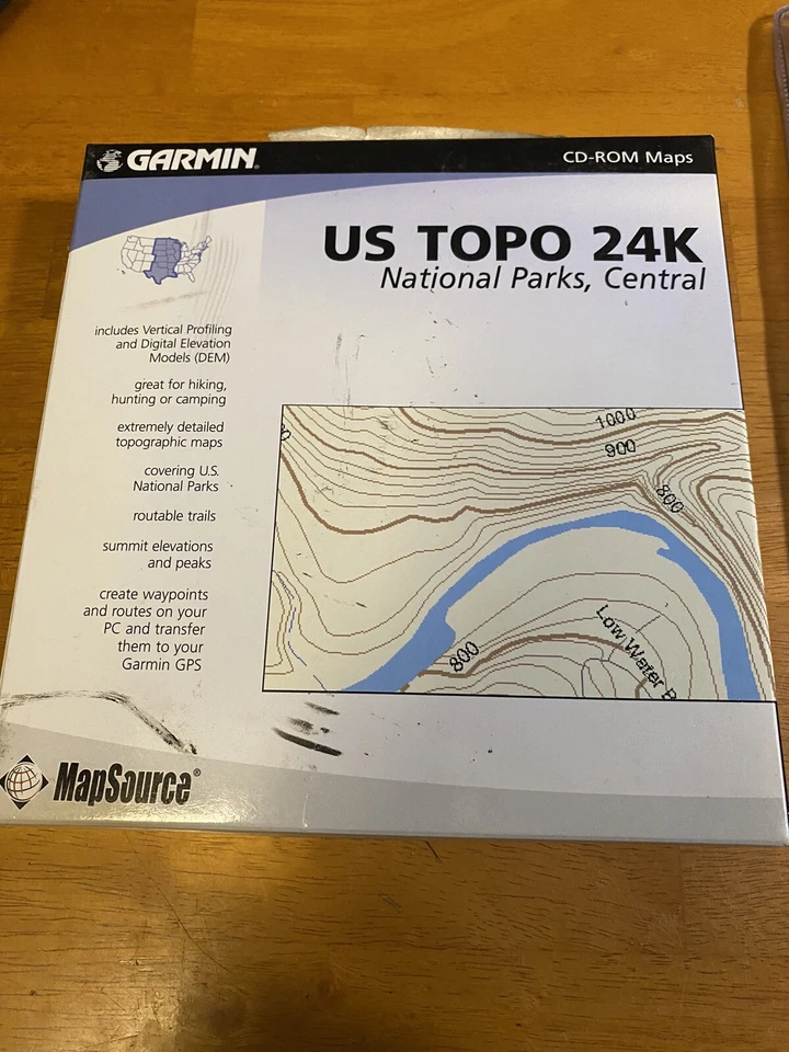 Garmin TOPO US 24K National Parks City Navigator N. America CDs External Antenna - Image 1 of 4