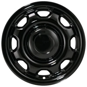 ONE SINGLE 2010-2025 FORD F150 XL # IMP-80BLK 17" GLOSS BLACK WHEEL SKIN NEW - Picture 1 of 4