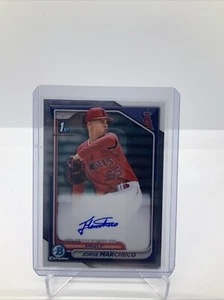 2024 Bowman - Chrome Prospect Autografi #CPA-JMH Jorge Marcheco (AU, RC) - Foto 1 di 2