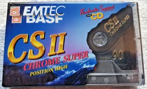 BASF Chrome Super IEC II Position High Audio Cassette 90 Minuten CS II NEU OVP - Bild 1 von 4