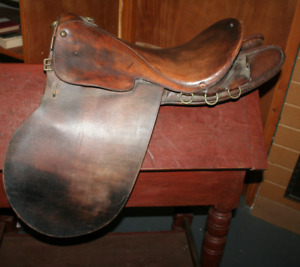 Semi Military /Cape Saddle  saddle by Champion & Wilton Brown 18.5"