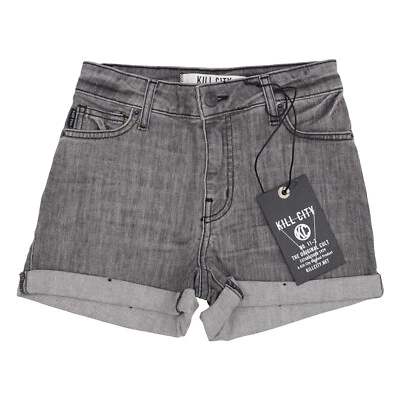 KILL CITY WOMEN HI WIRE FIT STRETCH DENIM VINTAGE WASH SHORTS Foto 1 de 3