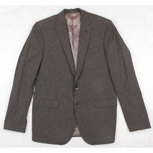 TREND CORNELIANI SPORTIVE Men's Black Striped Suit Jacket Sport Coat 52 8 R 42'' - Picture 1 of 24