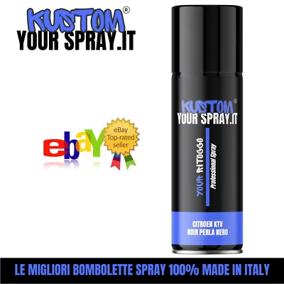 KUSTOMYOURSPRAY.IT Spray Citroen KTV Nero Perla 400ml !! LUCIDO !!