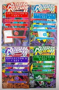 Robin II #1-4 Contains 14 Books + Cards (1991 DC) Collector's Edition Sealed! NM - Photo 1 sur 5