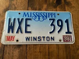 Targa Winston County Mississippi 1998 WXE 391 - Foto 1 di 2