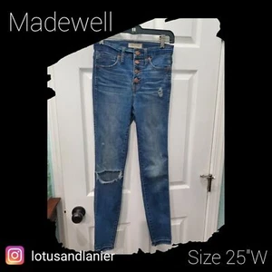 Madewell Distressed Skinny 10"" Hochhausjeans Gr. 25""W - Bild 1 von 8