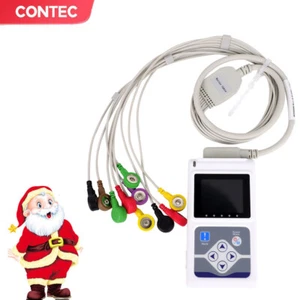 TLC5000 Holter Dynamic ECG/EKG System 12 Channel 24h Record Analyzer Software,CE - Picture 1 of 13