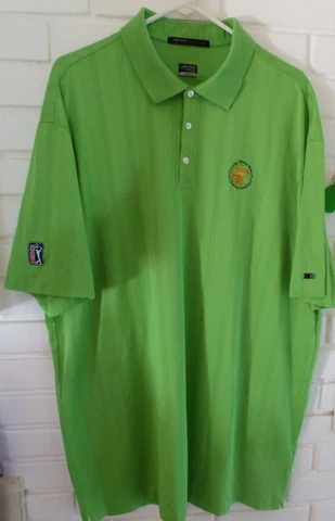 Turning Stone Resort Championship Golf Shirt Tiger Woods Collection XXL Green TW Cover