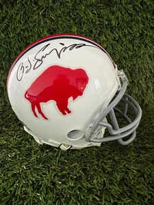 OJ Simpson "The Juice" Autograph Sign Buffalo Bills Mini Helmet- JSA COA - Picture 1 of 5