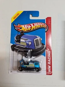 2012 Hot Wheels Bump Around HW Racing #145 Blue - Picture 1 of 2