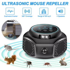 Ultrasonic Pest Repeller Electronic Reject Mouse Rat Mosquito Insect Control - Picture 1 of 14