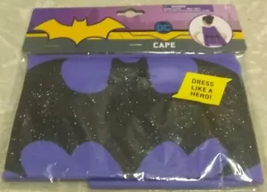KIDS CAPE DC HER KIDS IMPULSE BATMAN PURPLE 3+ D7 - Picture 1 of 2