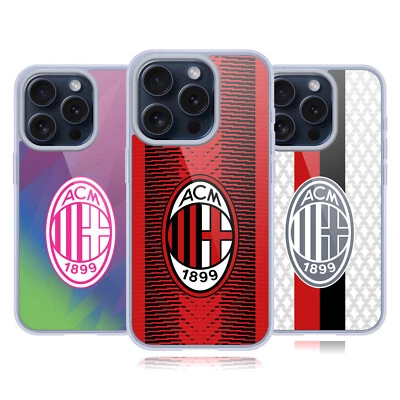 KIT DE ESCUDO OFICIAL AC MILAN 2023/24 FUNDA DE GEL SUAVE PARA TELÉFONOS APPLE iPHONE Foto 1 de 4