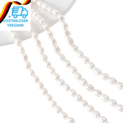 NBEADS 2 Stränge Ca. 100 Stück Natürliche Kultivierte Süßwasserperlen, 4~5Mm Kle - Bild 1 von 4