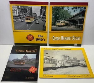4 Minnesota Straßenbahn Bücher: Twin City Lines, Como Harriet, Schnellverkehr Bilder. - Bild 1 von 22