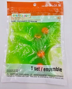Creatology Halloween Slime ~ Slime verde con zucche arancioni NUOVO - Foto 1 di 4