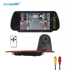 7'' Monitor 3rd Brake Light Rear View Backup Camera for Ford Transit Custom Van - Picture 1 of 17