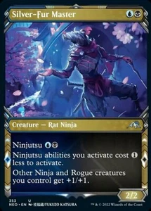 *FOIL Showcase* Silver-Fur Master - Kamigawa: Neon Dynasty (U) -MTG - Foto 1 di 1