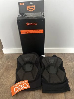 Rodilleras de compresión Icon Field Armor para motocicletas D3O par grande  Foto 1 de 2