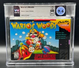 Wario's Woods Super Nintendo SNES Factory Sealed Brand New WATA 9.6 A+ Graded - Picture 1 of 2