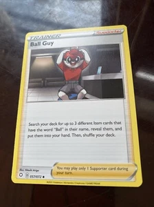 Ball Guy 057/072 (NM, Carta Pokemon, Destino Splendente, SCHEDA GIOCO Supporter TCG - Foto 1 di 3