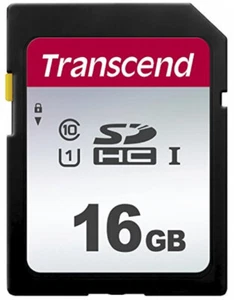 Transcend SD Card SDHC 300S 16GB - Picture 1 of 1