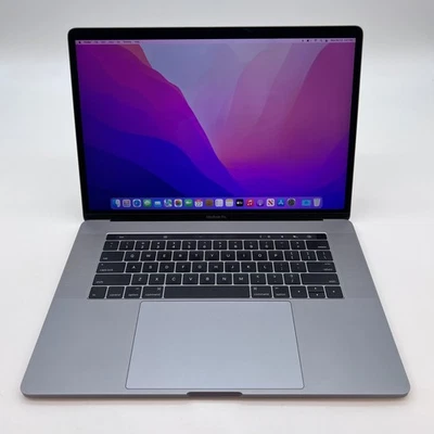 Apple MacBook Pro 15" Touch Bar 256GB SSD 16GB i7 Monterey Space Gray - Image 1 of 4