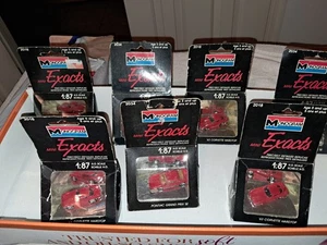 7 pc Vintage Monogram Mini Exacts Model Cars Lot Corvette Pontiac Gran Prix SE - Picture 1 of 3