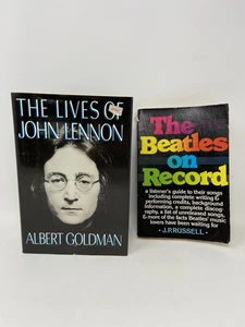 The Lives Of John Lennon by Albert Goldman 1st Ed. & The Beatles On Record-1982 - Imagen 1 de 24