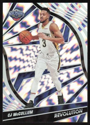 2021-22 Panini Revolution Asia Silver #52 CJ McCollum /99 NO Pelicans - Image 1 of 2