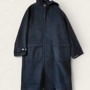 Paul Smith Mantel Hiyoku L Große Größe Angora Schwarz Langmantel Herren - Bild 1 von 17